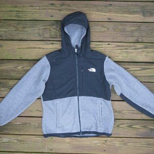 The North Face Denali Hoodie jacket gray women's Large